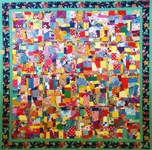 Выставка лоскутного шитья ''Весенняя мозаика''
