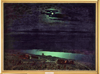 А.И. Куинджи. Лунная ночь на Днепре. 1882