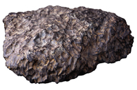 Сихотэ-Алинский железный метеорит. Фрагмент. Падение: 12.02.1947 г. 