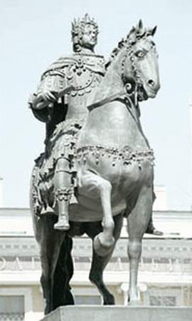 Б. - К. Растрелли. Памятник Петру I. 1716 - 1744