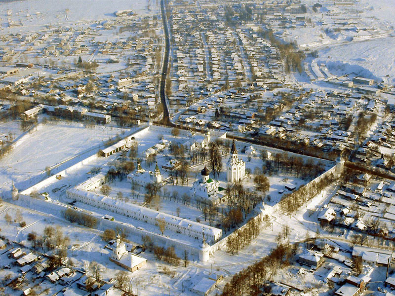 Александровский кремль, вид сверху