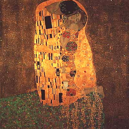 Густав Климт. Поцелуй. 1907 - 1908