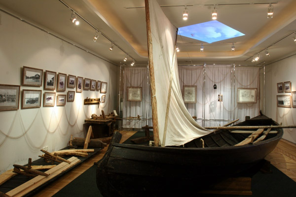 Выставочный зал музея Кижи