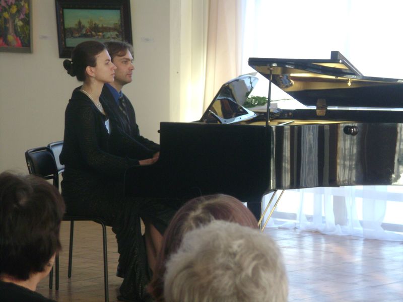 Концерт М.Юзбашевой и Н.Сайковича в Рыбинском музее 12 марта 2011 г.
