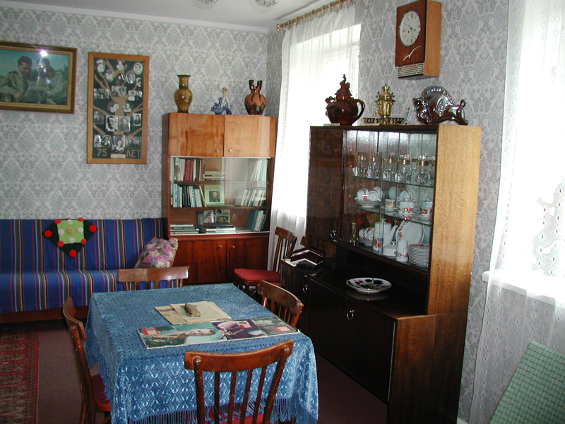 Фрагмент экспозиции дома-музея родителей Ю.А. Гагарина