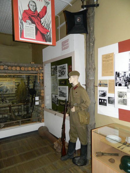 Экспозиция, посвящённая Великой Отечественной войне