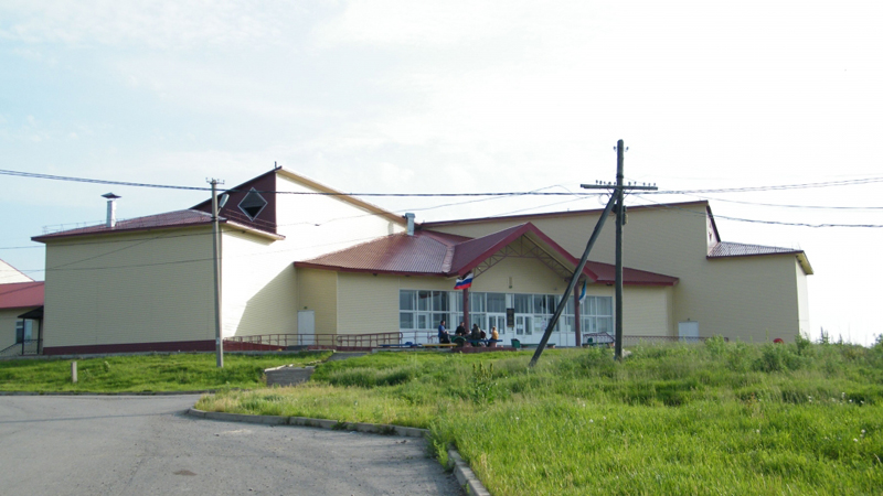 Здание культурного центра в с. Сикачи-Алян