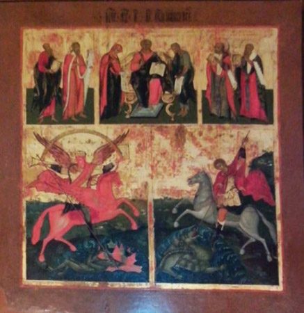 Выставка икон Святого великомученика Георгия Победоносца в Коломенском