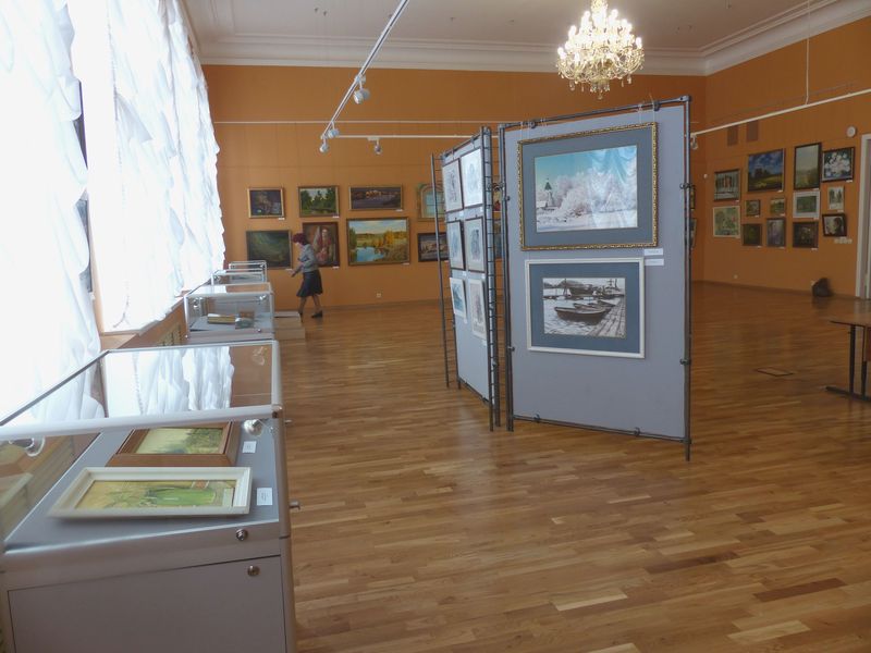 Выставка рыбинских художников в Рыбинском музее. 2014 г.