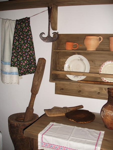 Вид экспозиции. Кухонная утварь семьи Антоновых